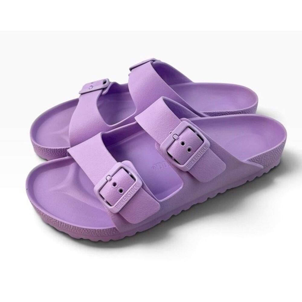 *Birkenstock Arizona Stealth EVA Buckle Women's Lavender Sandals Size 41 Beach